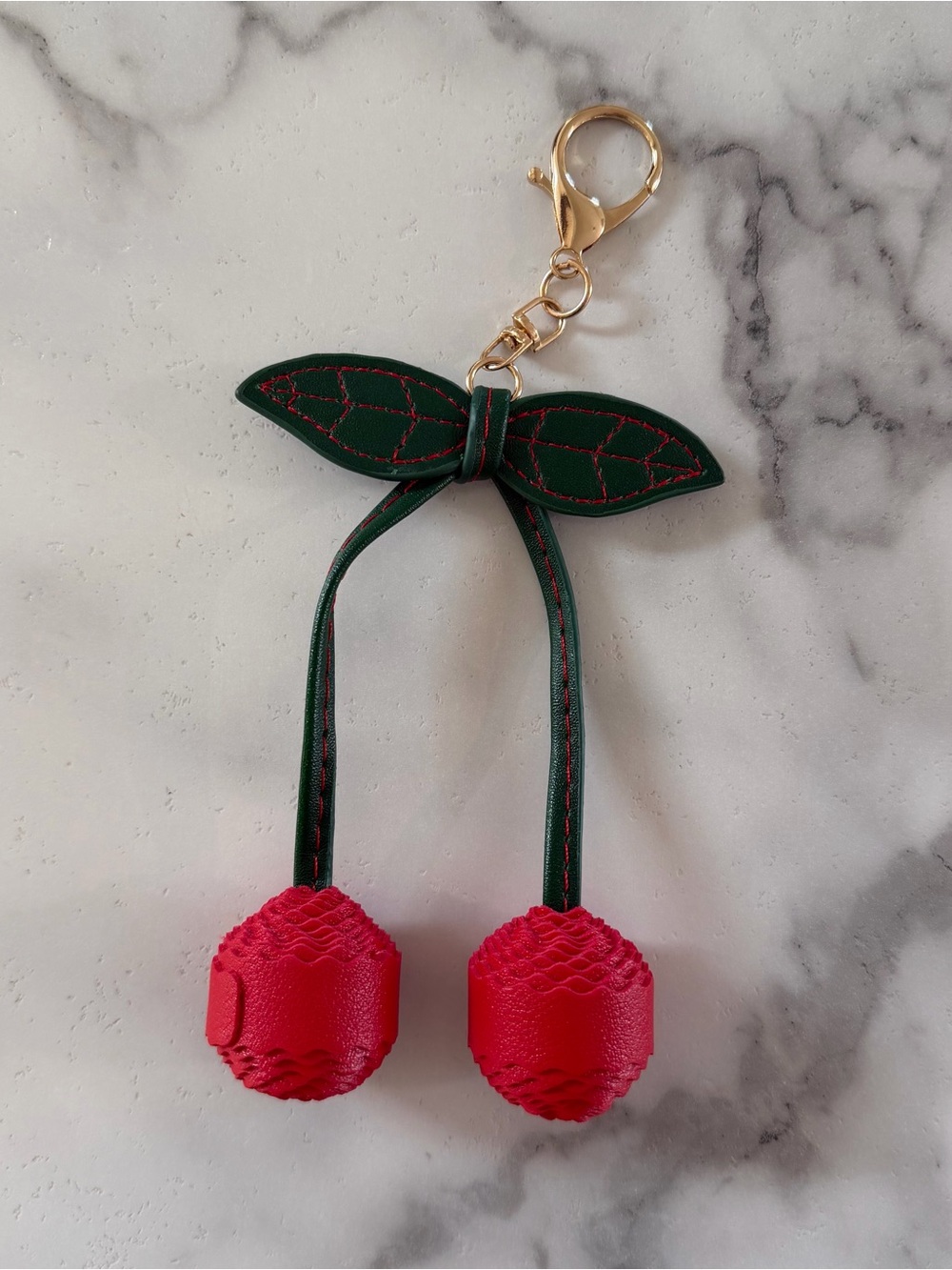 Cherry Bag Charm Keychain